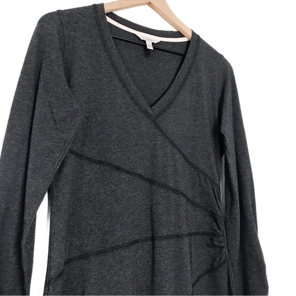 ATHLETA Sunburst Organic Cotton Knit Stretch Dress S - Picture 3 of 9